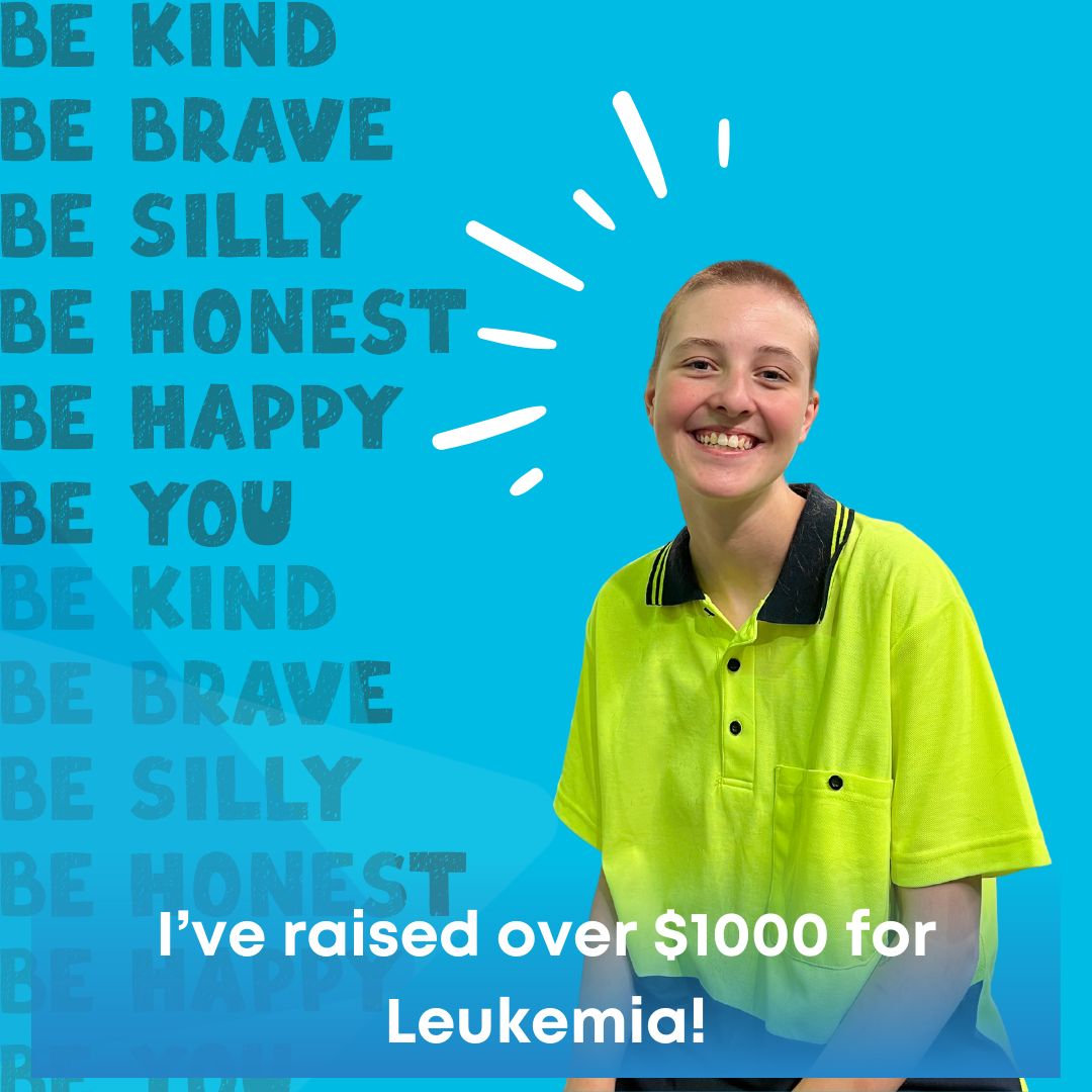 Sarah Braves the Shave for Blood Cancer 